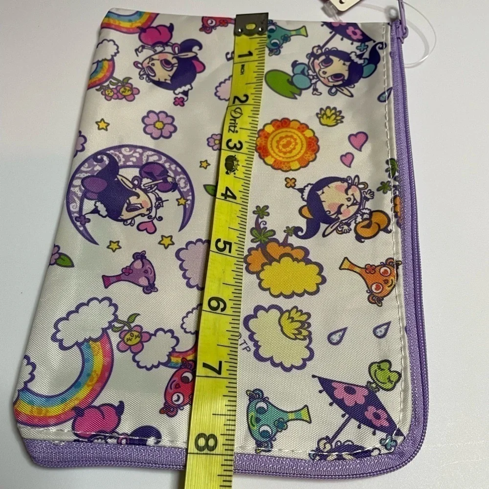 Girls make up bag pencil bag L-Shaped fastener Flat pouch, Akubigirl Design